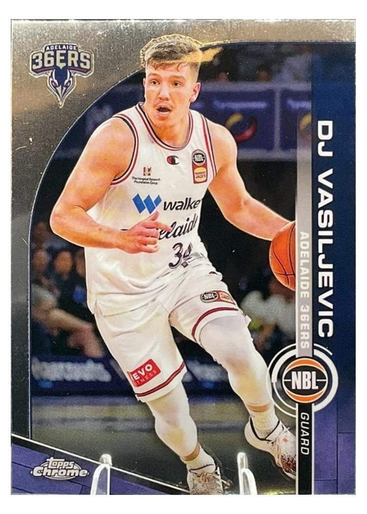 2023-24 Topps Chrome NBL Base Set DJ Vasiljevic #8 card