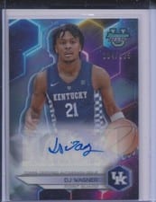 2023-24 Bowman University Best Best of 2023 Refractor Autographs DJ Wagner #B23-DW card
