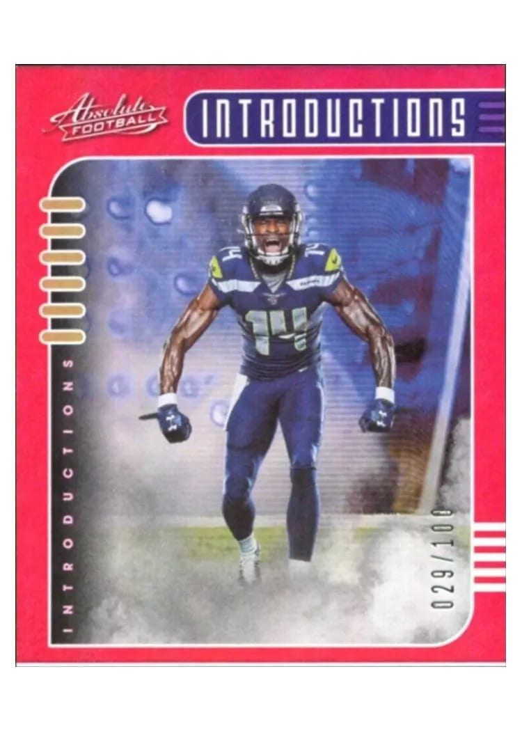 2019 Panini Absolute Introductions DK Metcalf #7 card