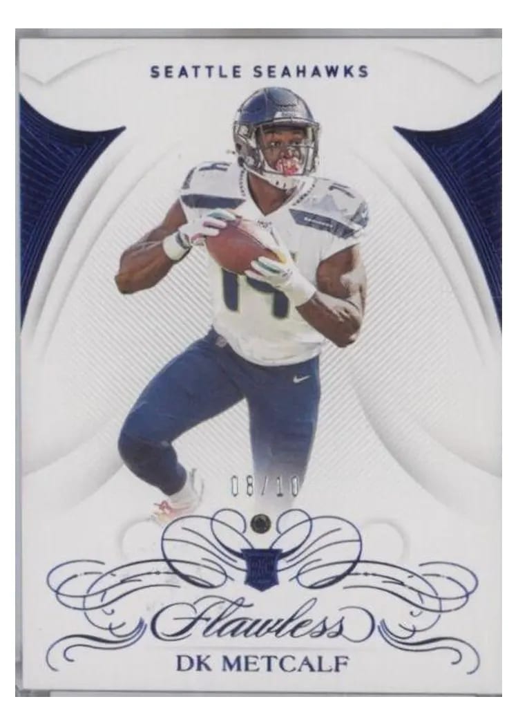 2019 Panini Flawless Base Ruby DK Metcalf #112 card