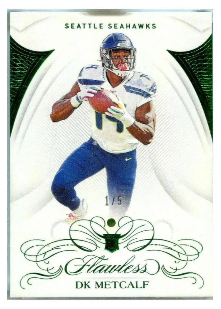 2019 Panini Flawless Base Ruby DK Metcalf #112 card