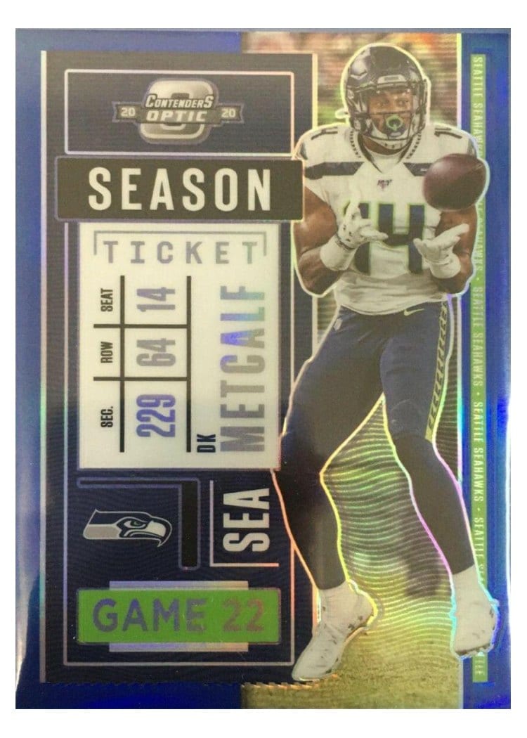 2020 Panini Contenders Optic Base Set DK Metcalf #53 card