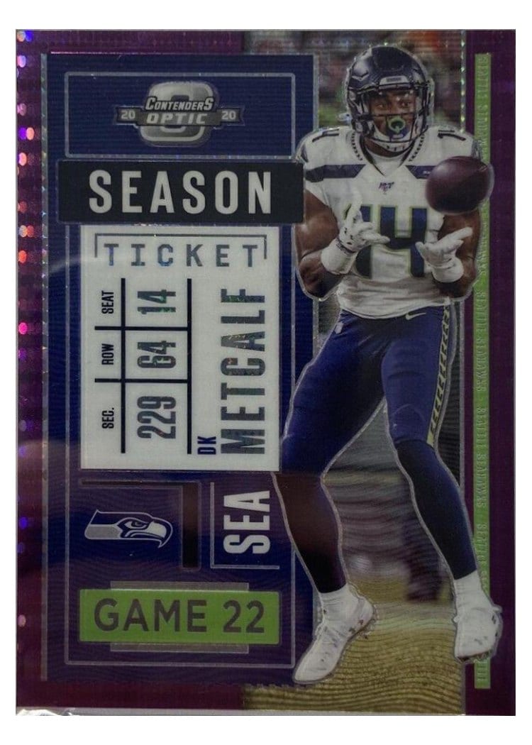 2020 Panini Contenders Optic Base Set DK Metcalf #53 card