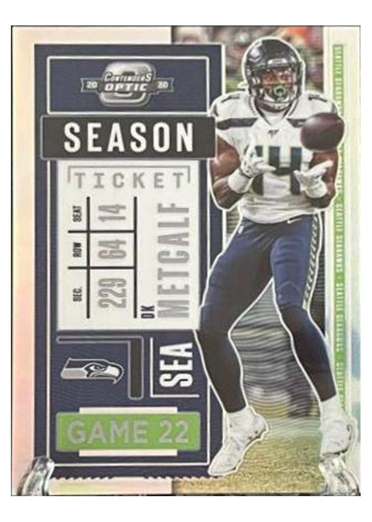 2020 Panini Contenders Optic Base Set DK Metcalf #53 card