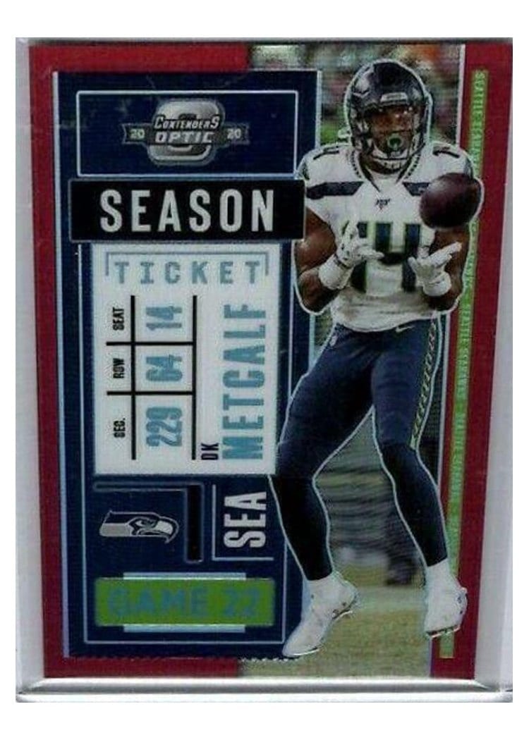 2020 Panini Contenders Optic Base Set DK Metcalf #53 card