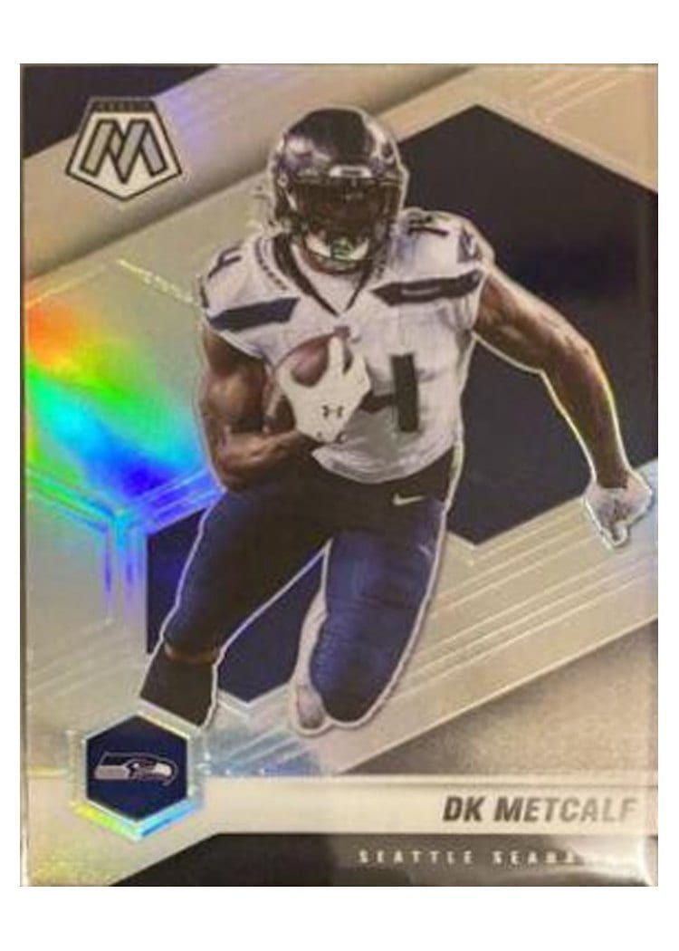 2021 Panini Mosaic Base Set DK Metcalf Silver #182 card