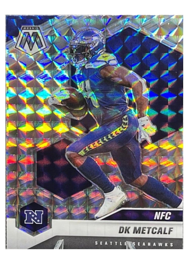 2021 Panini Mosaic Base Set DK Metcalf Mosaic #217 card
