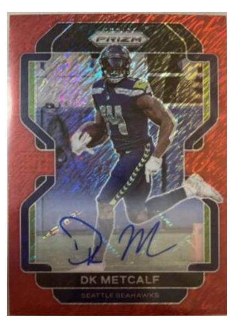 2021 Panini Prizm Base Set DK Metcalf #42 card