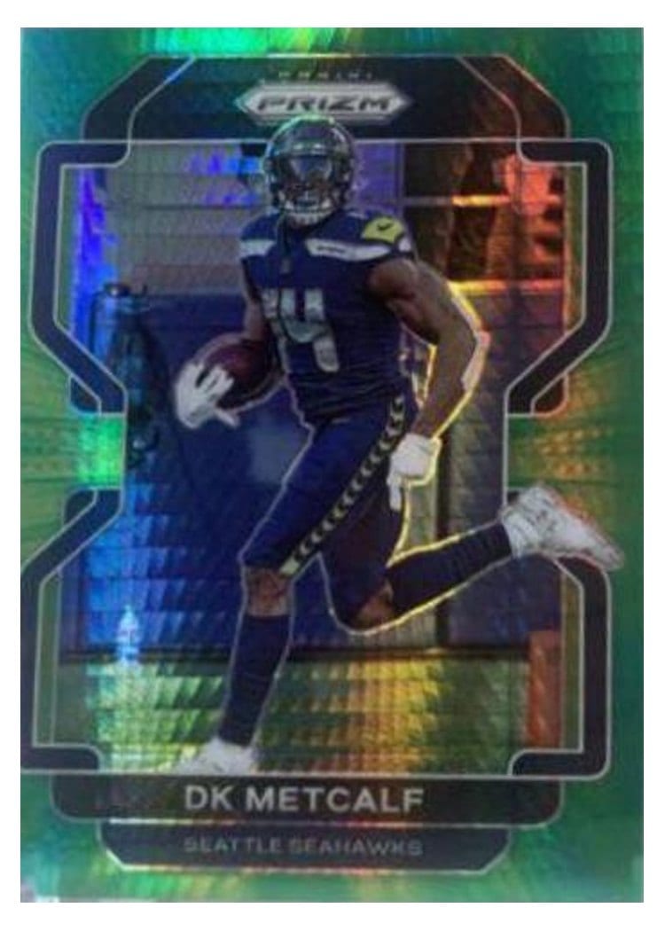 2021 Panini Prizm Base Set DK Metcalf #42 card