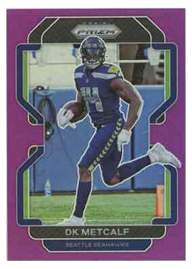 2021 Panini Prizm Base Set DK Metcalf #42 card