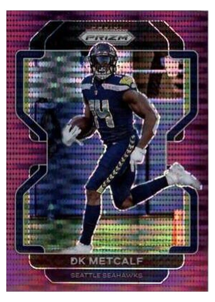 2021 Panini Prizm Base Set DK Metcalf #42 card