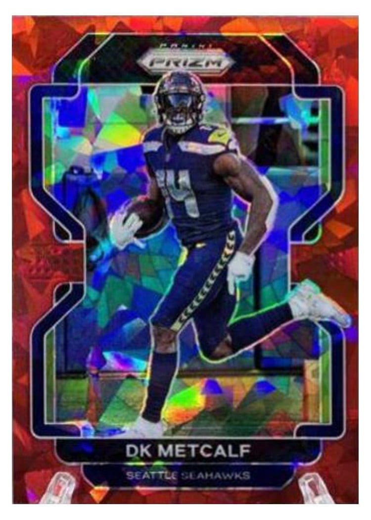 2021 Panini Prizm Base Set DK Metcalf #42 card