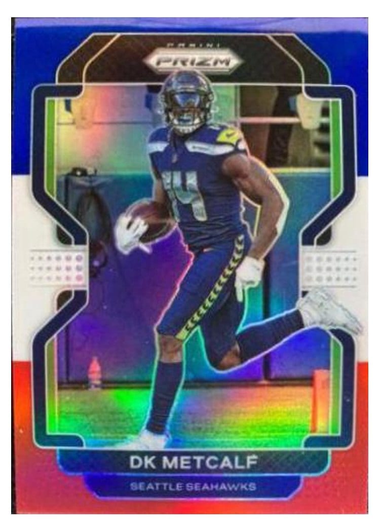 2021 Panini Prizm Base Set DK Metcalf #42 card