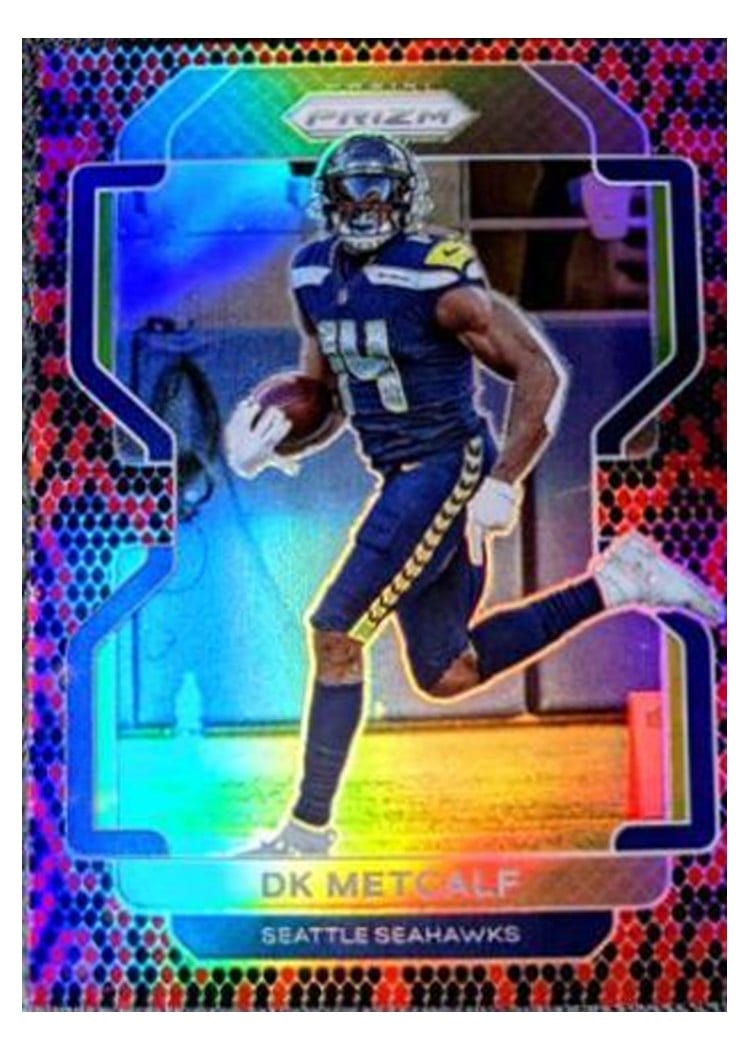 2021 Panini Prizm Base Set DK Metcalf #42 card