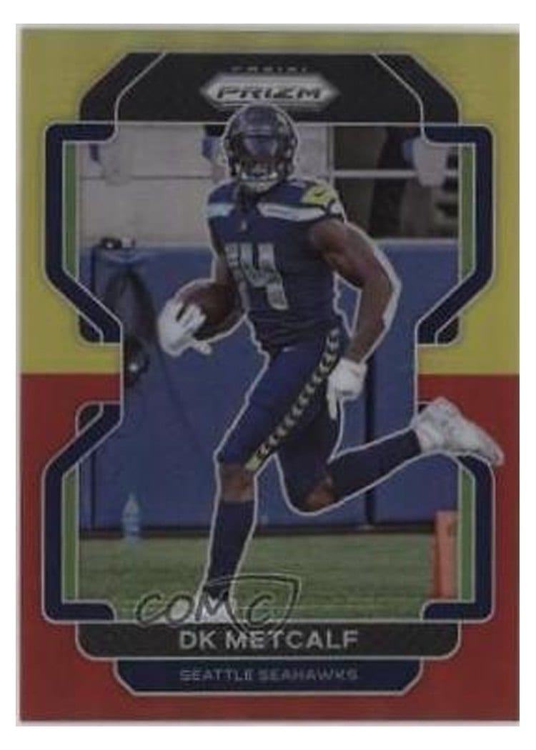 2021 Panini Prizm Base Set DK Metcalf #42 card