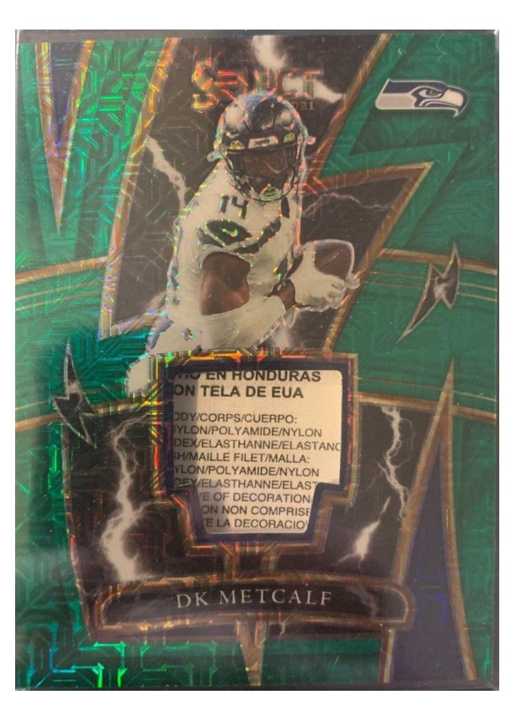 2021 Panini Select Base Set DK Metcalf Green #30 card