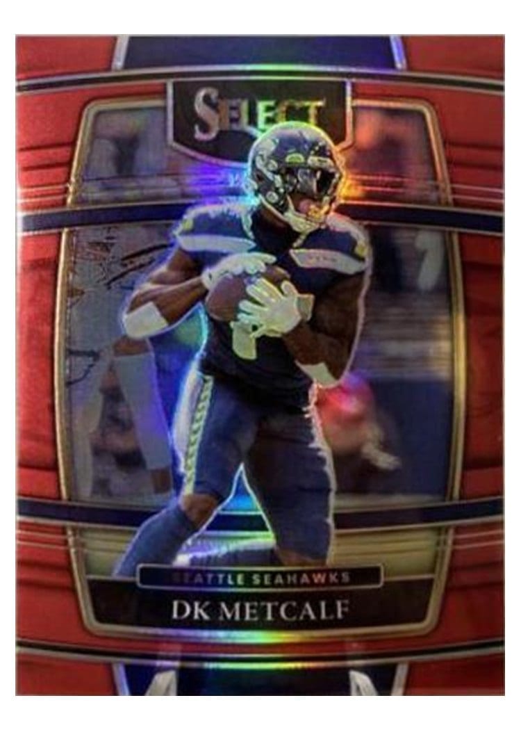 2021 Panini Select Base Set DK Metcalf Red #30 card