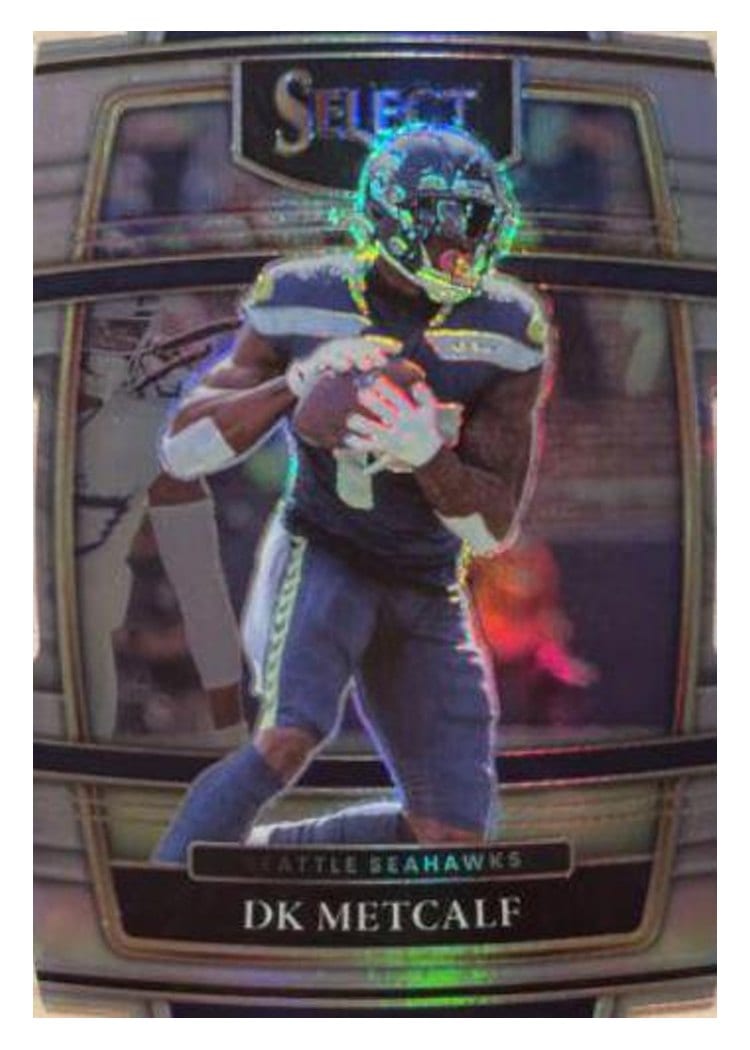 2021 Panini Select Base Set DK Metcalf Silver Die Cut #30 card