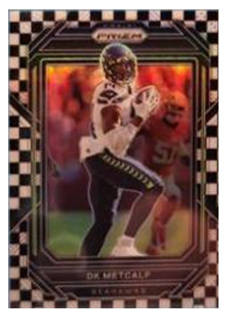 2022 Panini Prizm Base Set DK Metcalf #256 card