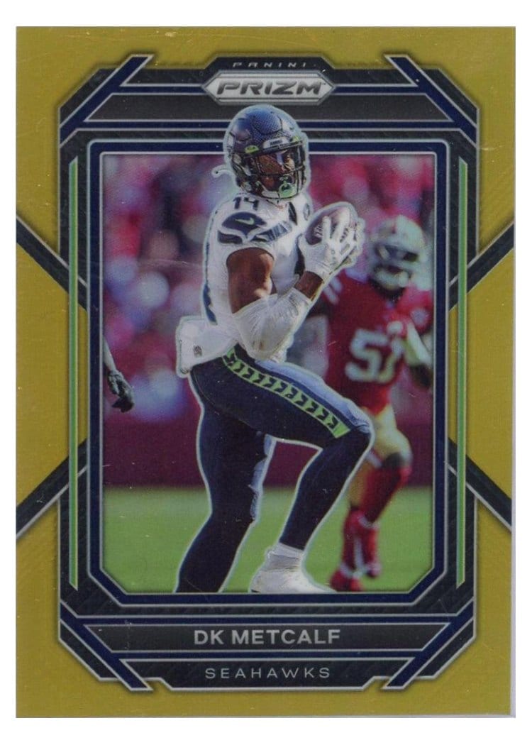 2022 Panini Prizm Base Set DK Metcalf #256 card