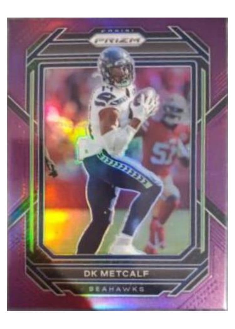 2022 Panini Prizm Base Set DK Metcalf #256 card