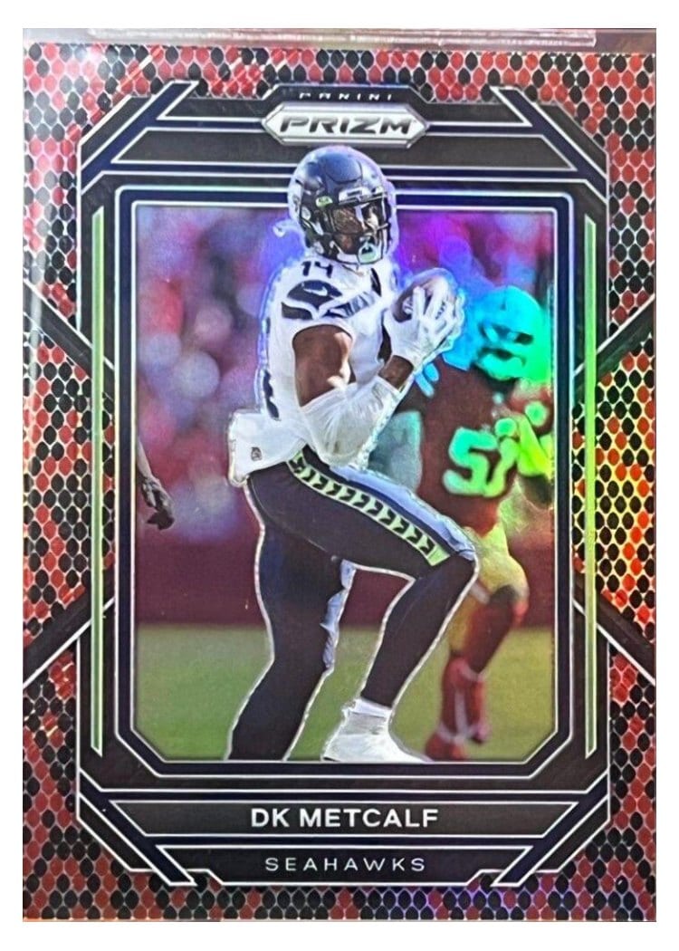 2022 Panini Prizm Base Set DK Metcalf #256 card