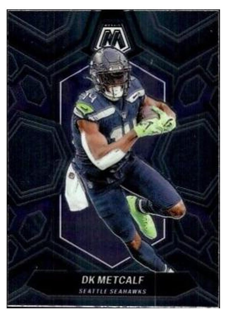 2024 Panini Mosaic Base Set DK Metcalf Red Sparkle #199 card
