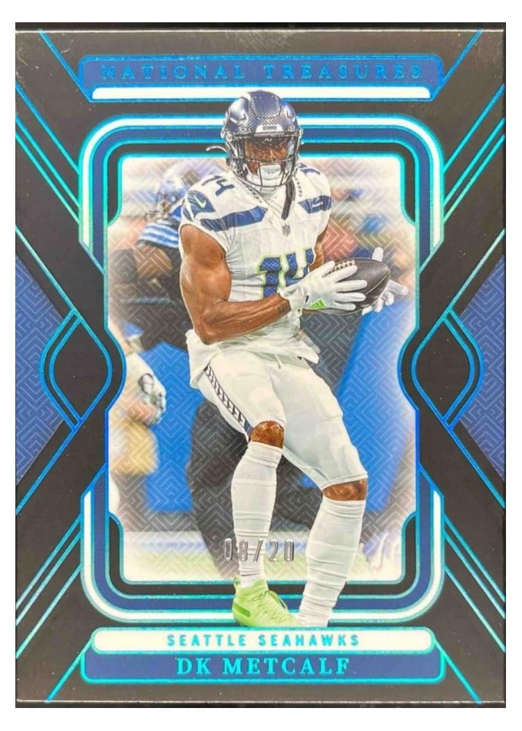 2024 Panini National Treasures Base Set DK Metcalf Midnight #89 card
