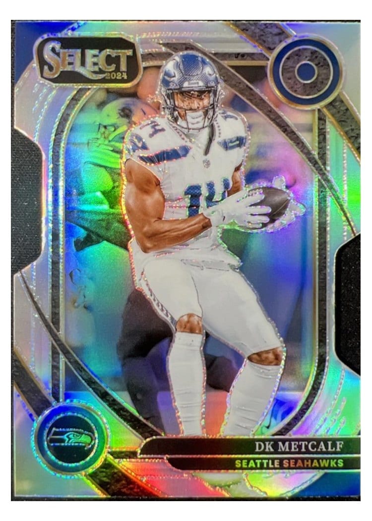 2024 Panini Select Base Set DK Metcalf Silver Prizm Die-Cut #251 card