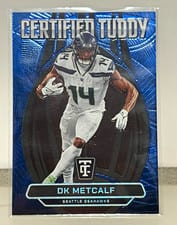 2024 Panini Totally Certified Certified Tuddy DK Metcalf #21 card