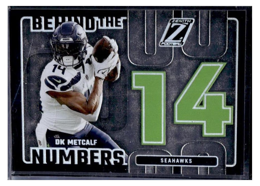2024 Panini Zenith Behind The Numbers DK Metcalf #21 card