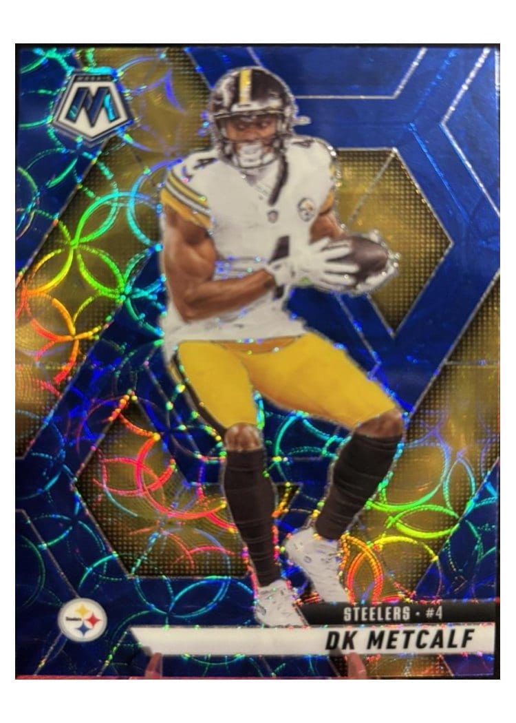 2025 Panini Mosaic Base Set DK Metcalf Blue Scope #33 card