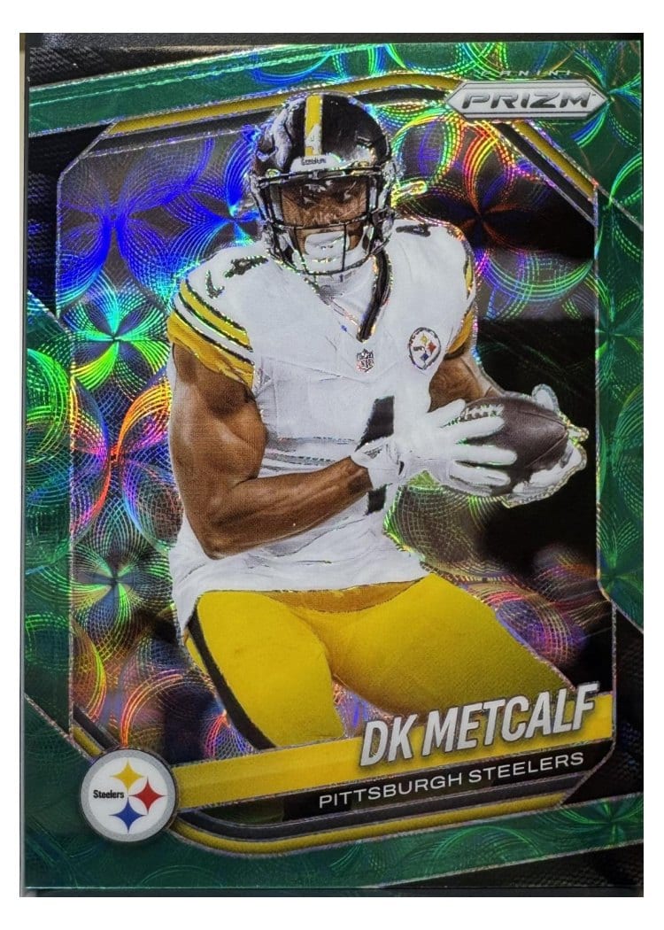 2025 Panini Prizm Base Set DK Metcalf Green Scope #12 card