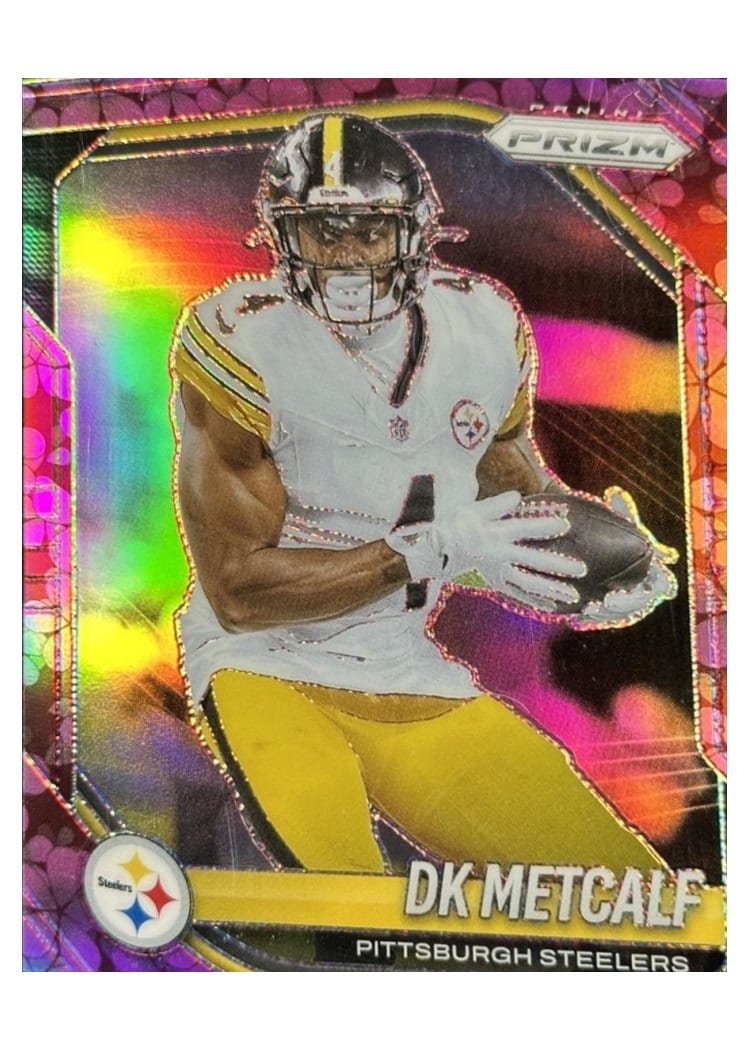 2025 Panini Prizm Base Set DK Metcalf Plum Blossom #12 card