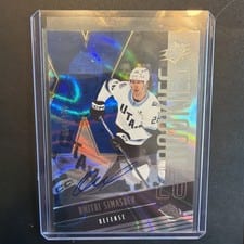2025-26 SPx Blue Autograph Parallel - Rookies Dmitri Simashev #F-DM card