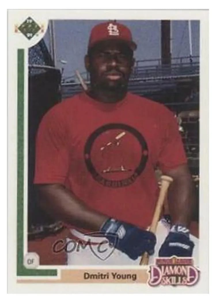 1991 Upper Deck Final Edition Dmitri Young #7F card