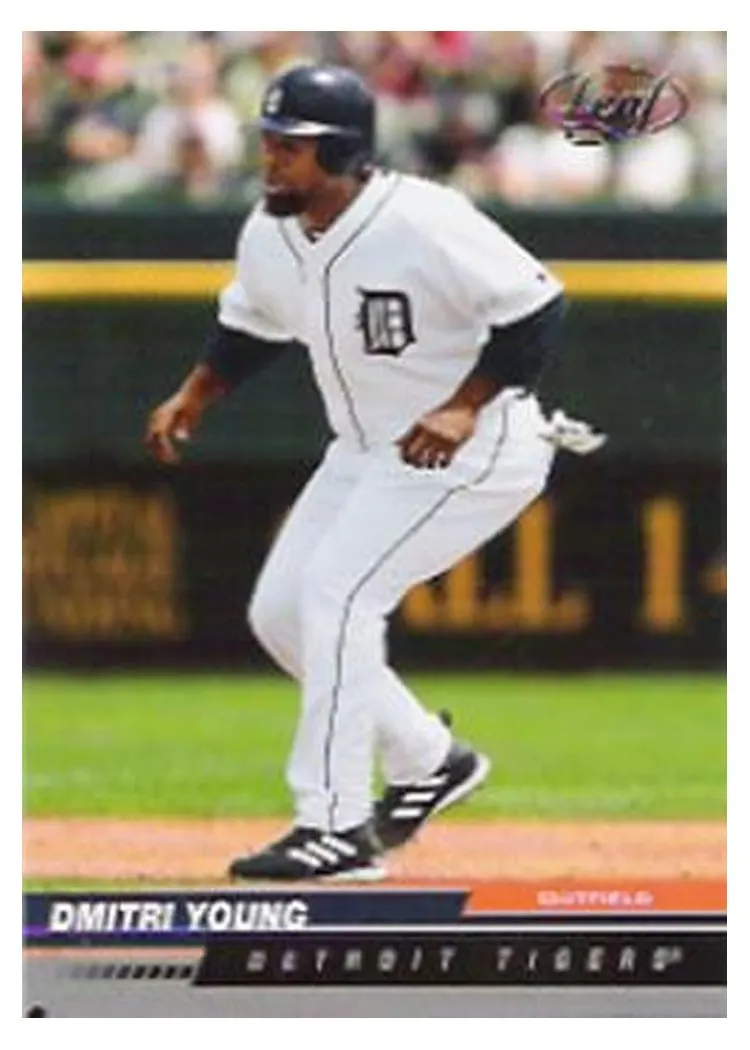 2005 Leaf Dmitri Young #71 card