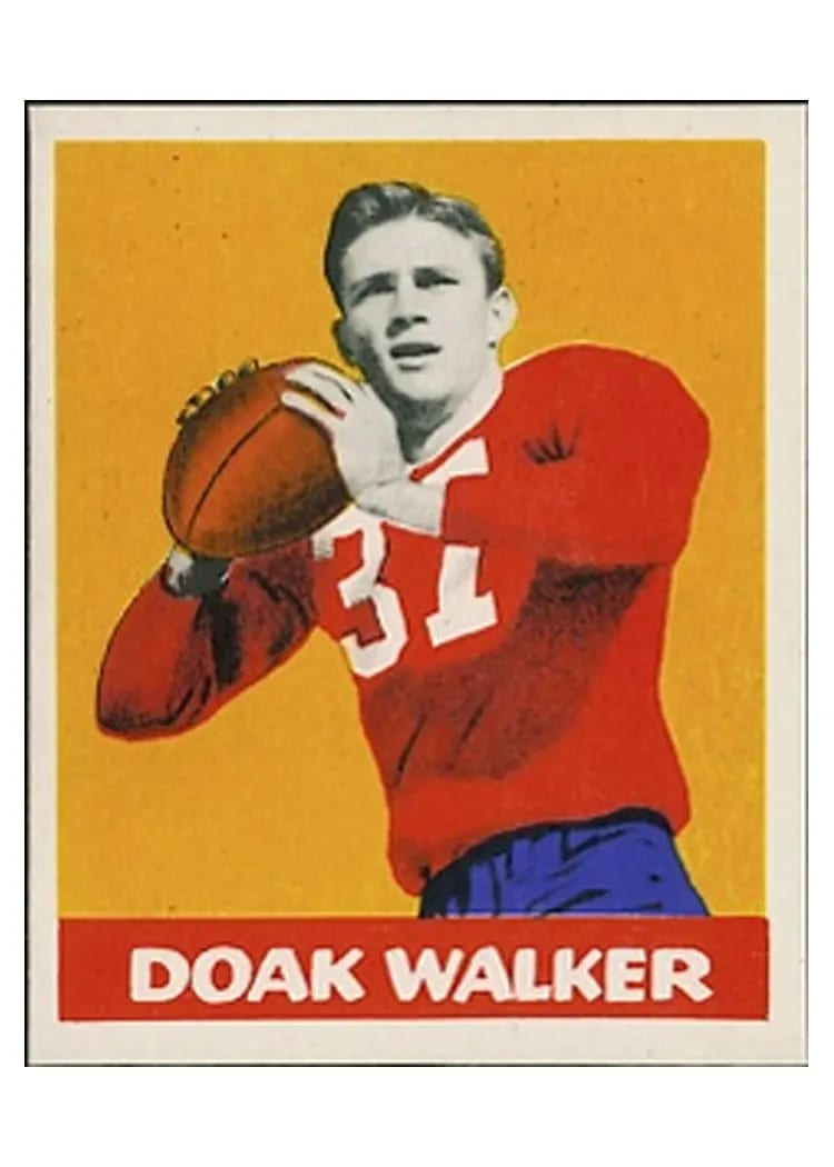 1948 Leaf Doak Walker #4 card
