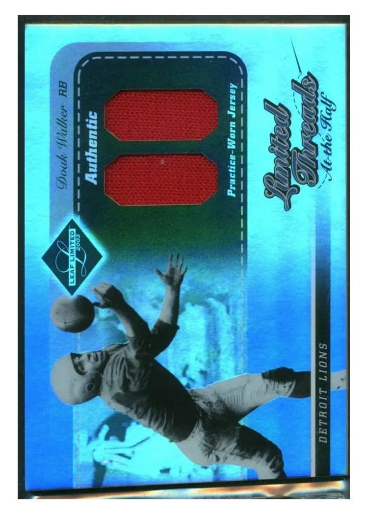 2003 Leaf Limited Threads Doak Walker #LT-26 card
