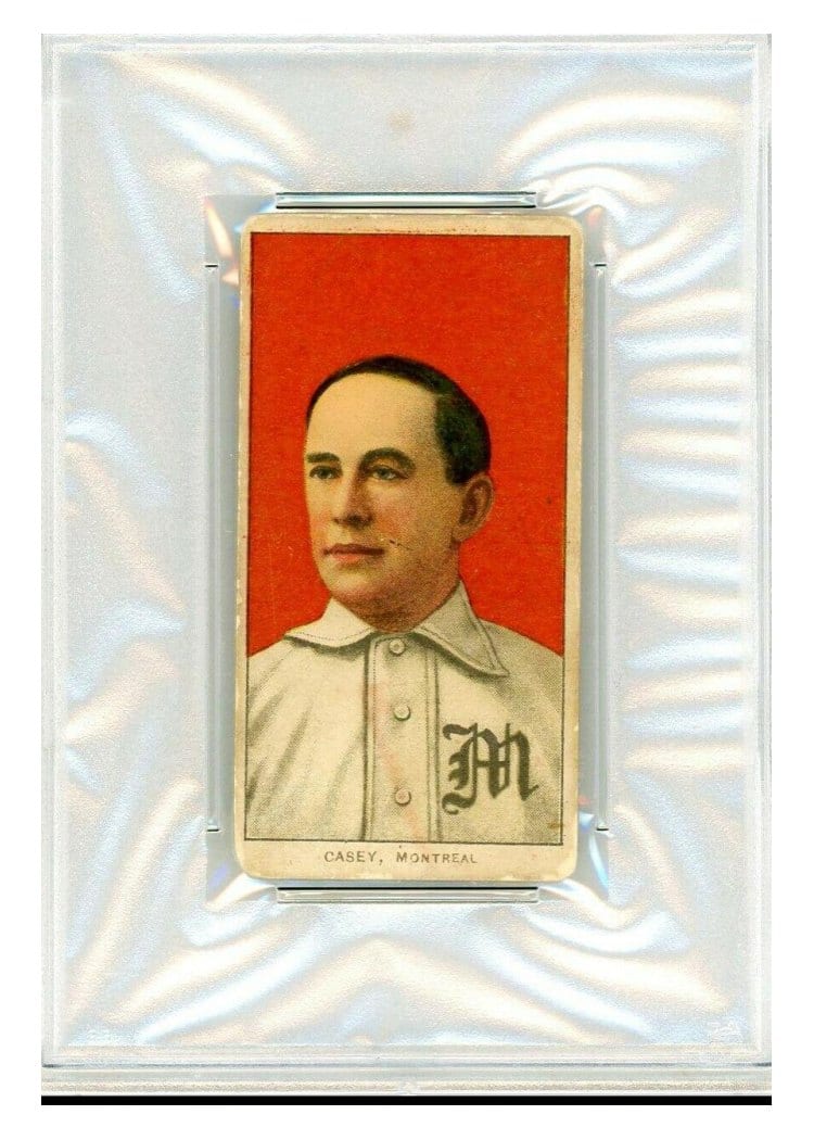 1909 T206 American Beauty 350 with Frame Doc Casey card