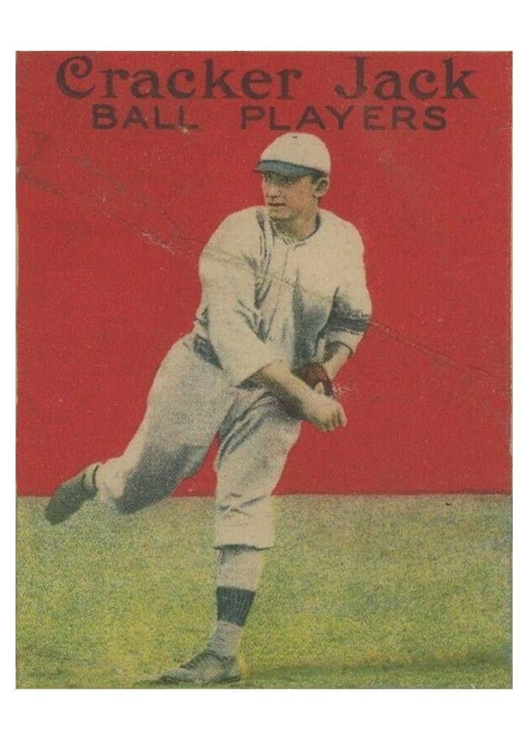 1915 Cracker Jack Doc Crandall #67 card