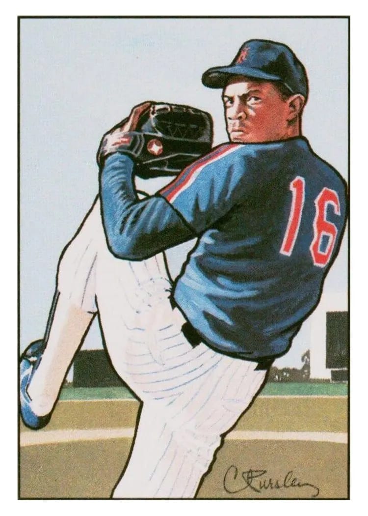 1990 Bowman Inserts Doc Gooden Tiffany card