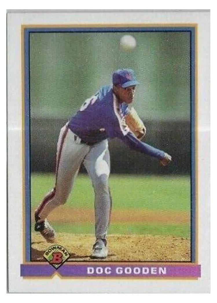 1991 Bowman Doc Gooden #472 card