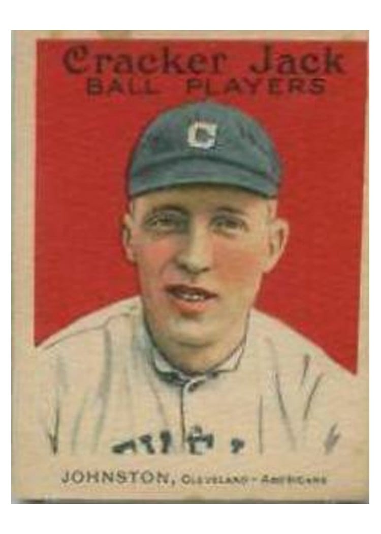 1915 Cracker Jack Doc Johnston #150 card