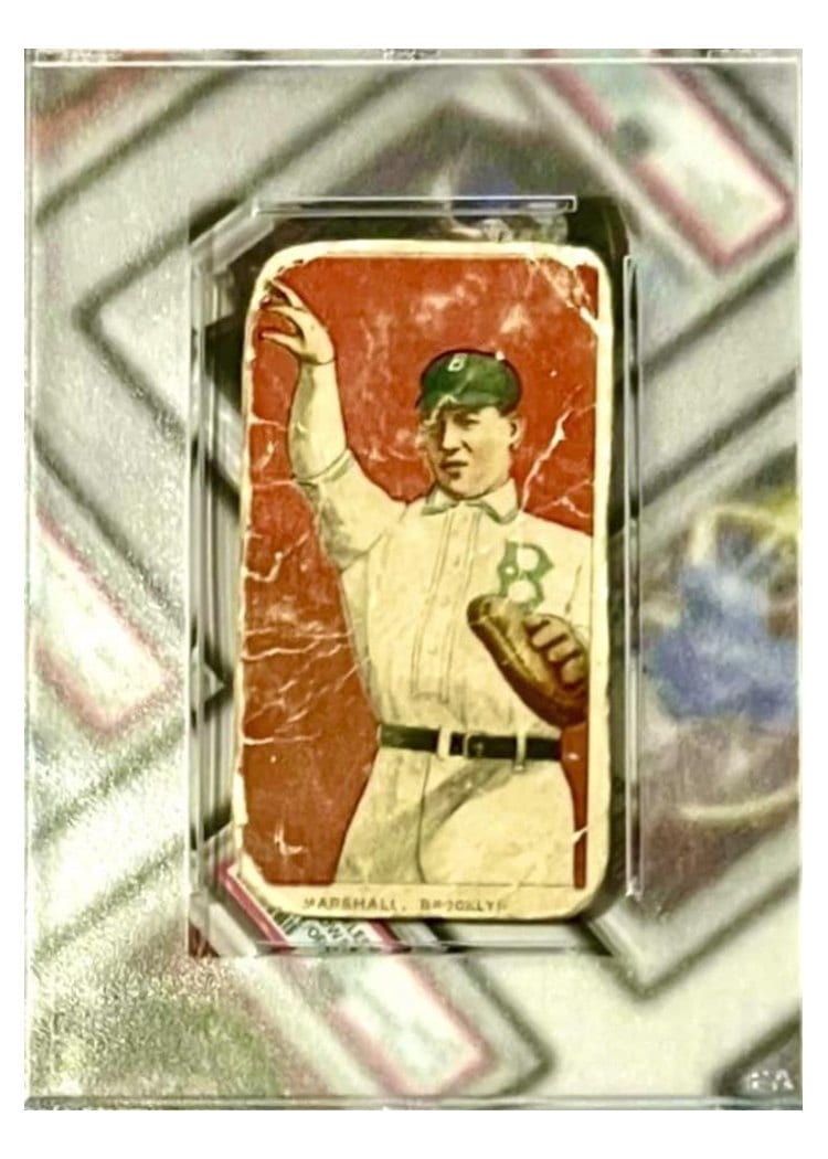1909 T206 American Beauty 350 with Frame Doc Marshall card