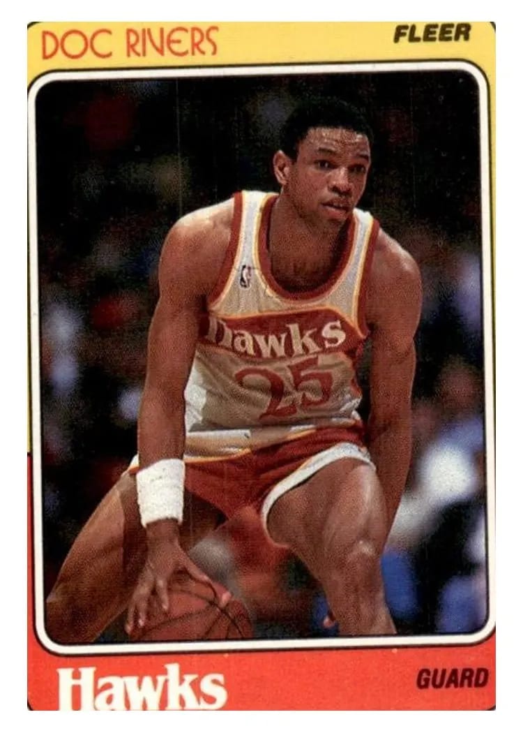 1988 Fleer Doc Rivers #3 card