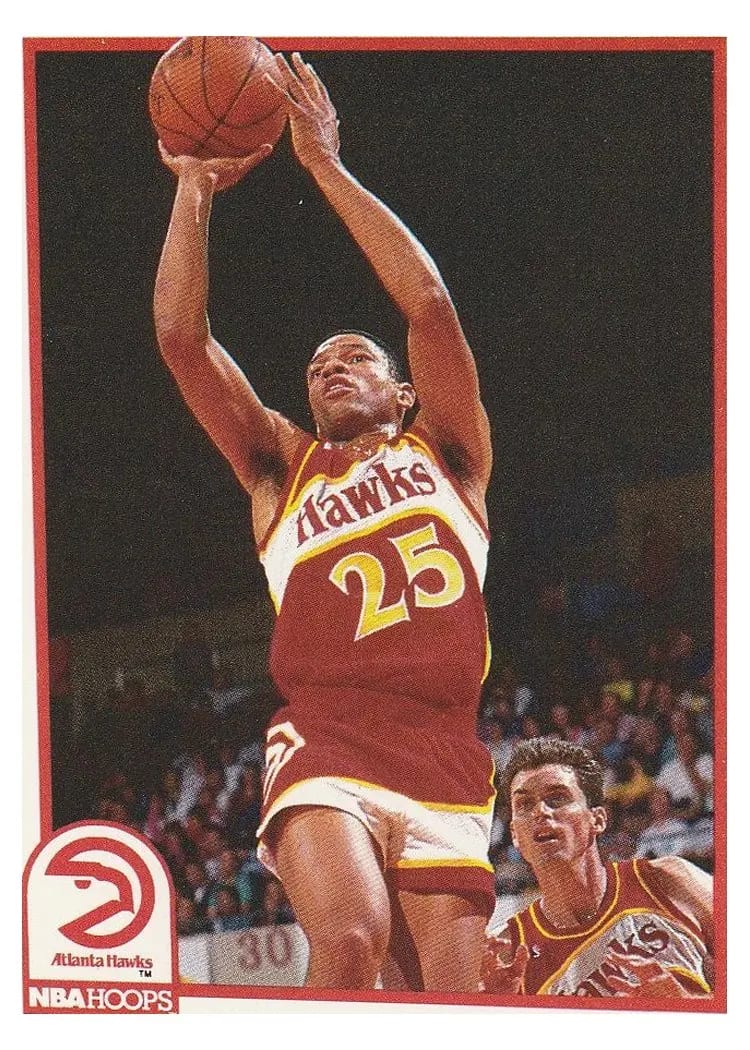 1991 Hoops Doc Rivers #4 card