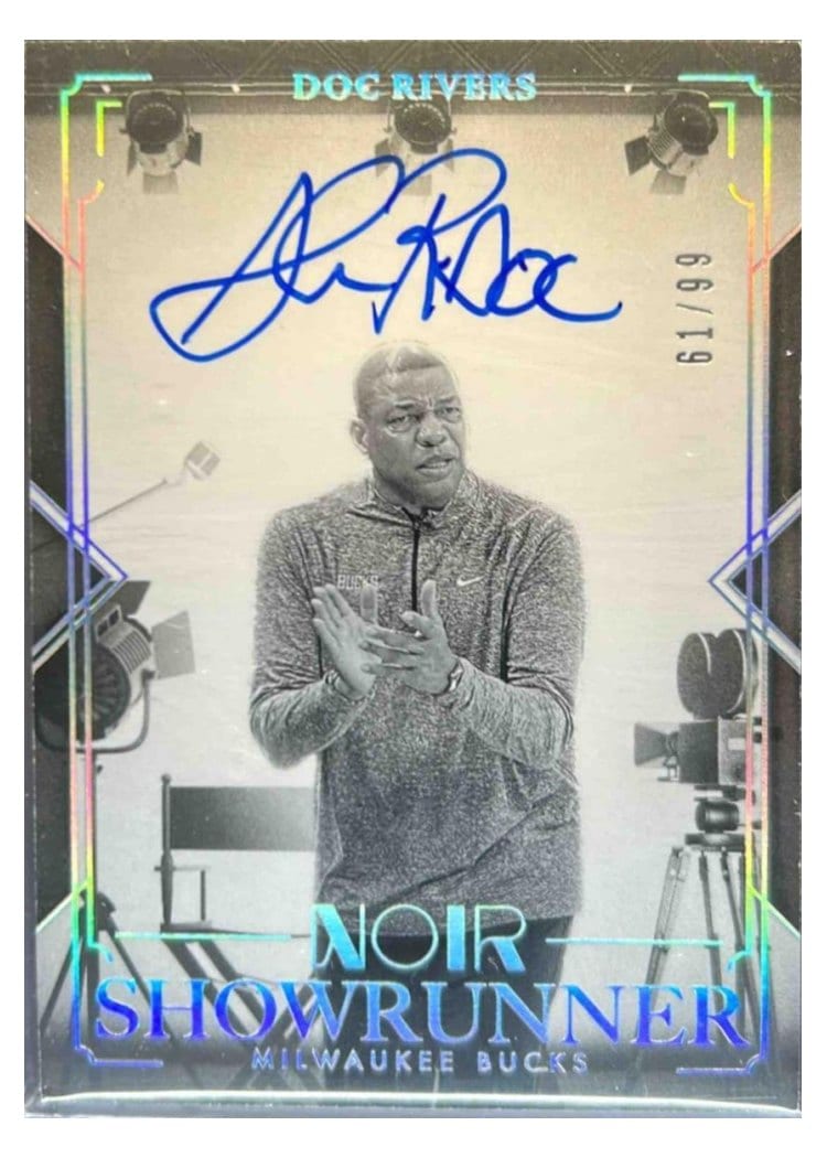 2024-25 Panini Noir Showrunner Signatures Set Doc Rivers #2 card