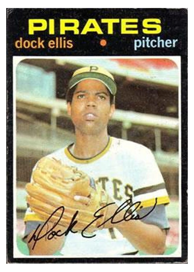 1971 Topps Dock Ellis #2 card