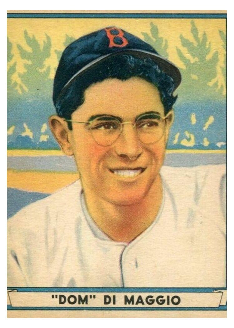 1941 Play Ball Dom DiMaggio card